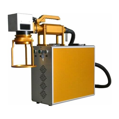 Machine marking laser logo barcode QR code metal fiber laser marking color