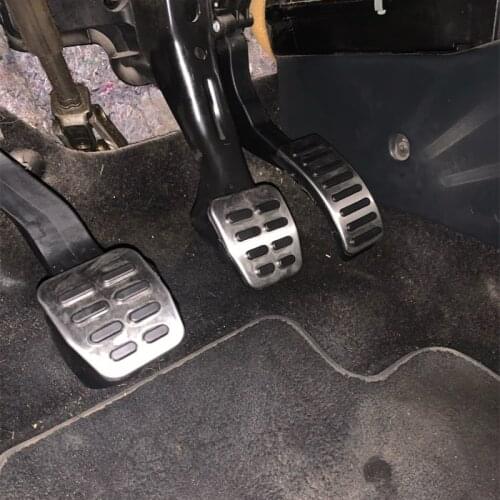 LHD AT MT pedal pad Pedals cover for Volkswagen Vw Polo Golf 4 Bora Beetle RSi GTI R32 for Audi A3 SEAT Leon 1m Toledo 1L