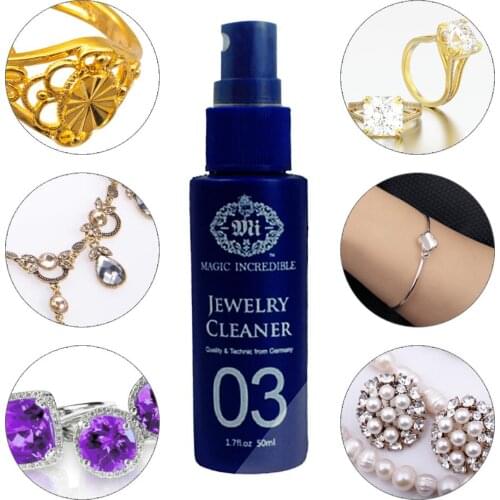 50ml Newly Jewelry Polish Cleaner and Tarnish Remover for Silver Jewelry Antique Silver Gold Brass Cleaning Products
