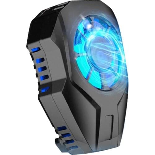 Cooler Fan Game Pad Holder Semiconductor Radiator Phone USB Rechargeable Cooler Fan Game Pad Holder Stand Radiator Mute Fan