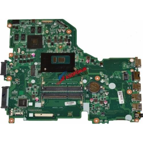 Original FOR Acer ASPIRE E5-574G Laptop Motherboard i5-6200U 2.3Ghz CPU NB.G3H11.001 DA0ZRWMB6G0 NBG3H11001 fully tested