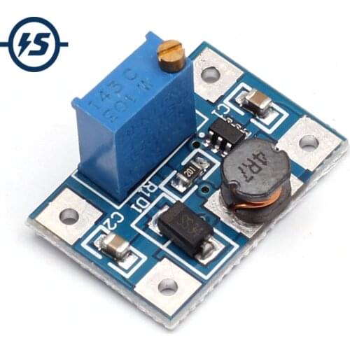 Boost Converter Step Up Adjustable Power Module Step Up DC-DC 2-24V to 2-28V 2A SX1308 Smart Electronics