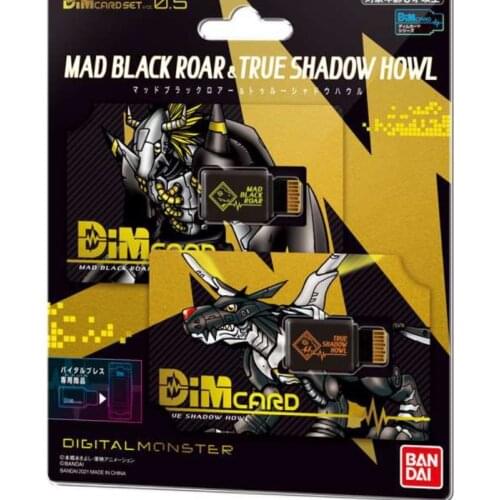 Pre-sale BANDAI Digimon Bracelet DIM Card Black Mechanical Tyrannosaurus Beast
