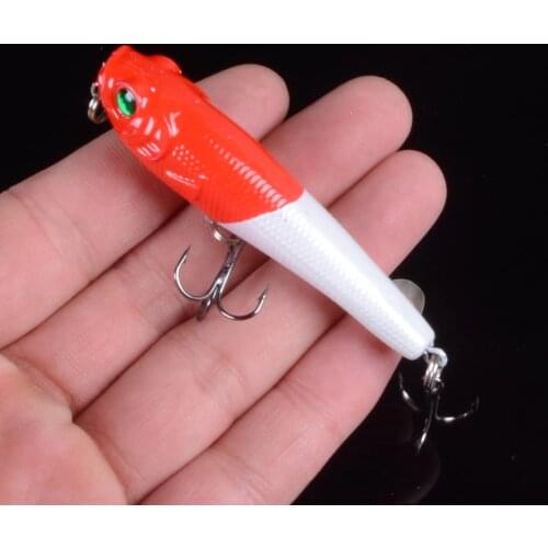 1Pcs 6.5cm 7g 3D Eyes 5 Colors Fishing Lure Artificial Plastic Minnow Crankbait Carp Fishing All Bait Everything for Fishing