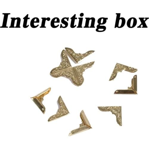 DIY photo album corner angle corner metal corner notebook bag corner retro pattern diary metal protection corner