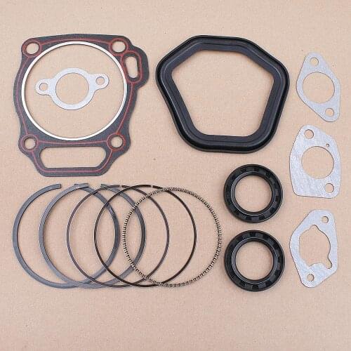 Piston Ring Cylinder Gasket Oil Seal Inlet Gasket Aeeembly for Honda GX390 188F 13HP 5KW Generator Motor Engine Parts