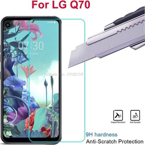 Screen Protector For LG Q70 LM-Q730N Tempered Glass 9H High Quality Mobile Telefon Protection Film on LG Q70 Phone Screen Glass