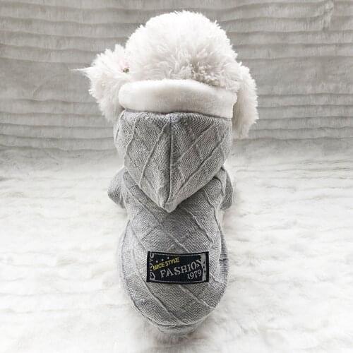 2020 Winter Cute Warm Dogs Clothes Cotton Thickening Padded Jacket Warm Cat Clothing For Pet Jumpsuit Yorkshire Terrier