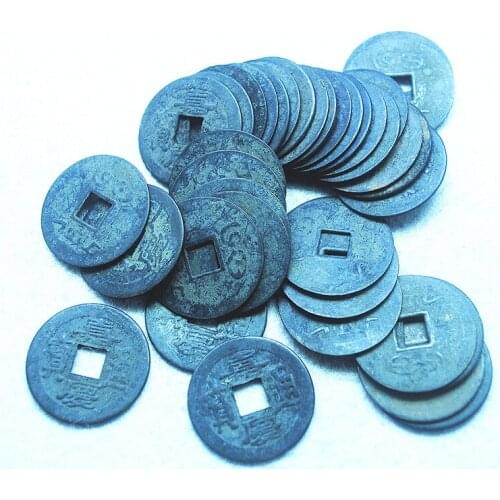 10PCS Chinese Old Coins Pendants Black Color And Bronze Colors Size 23MM For Craft Hands Making Accessories Free Shipping