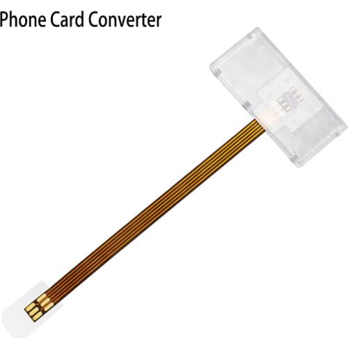Sim Card Small To Big Converter Adapter Cable Extender Small Card Open Device For Mobile Phones Sim Card