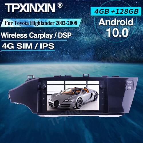 For Toyota Avalon 2013 Car Radio 128 Android 10 Car Multimedia Player Radio GPS Navigtion Tape Recorder Wireless Carplay