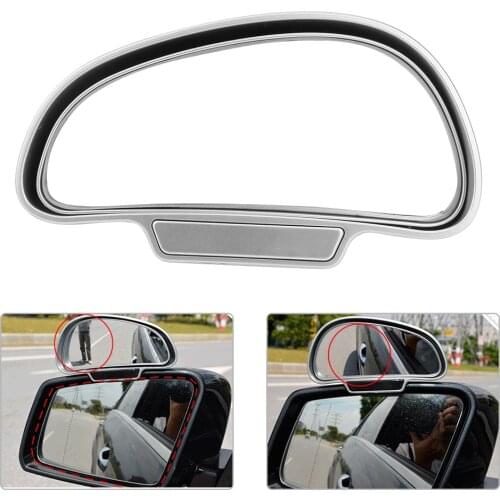 HD Car Mirror Adjustable Wide Angle Side Rear Mirrors blind spot Snap way for parking Auxiliary rear view mirror Auto Accessorie