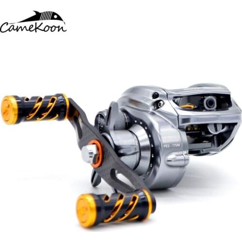 CAMEKOON low profile casting fishing reel full metal CNC 7kg drag baitcaster waterproof saltwater 12+1 BBs sea bait casting coil