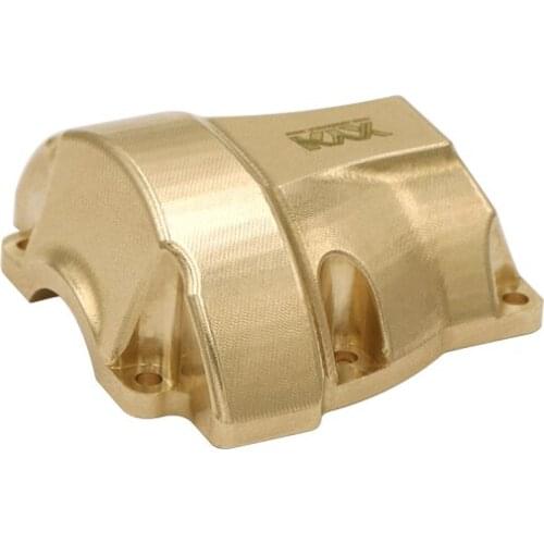 CNC machining brass front and rear axle cover for Redcat GEN8