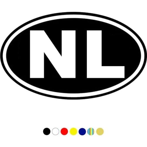 CS-10428# Vinyl Decal NL Car Sticker Waterproof Auto Decors on Truck Bumper Rear Window