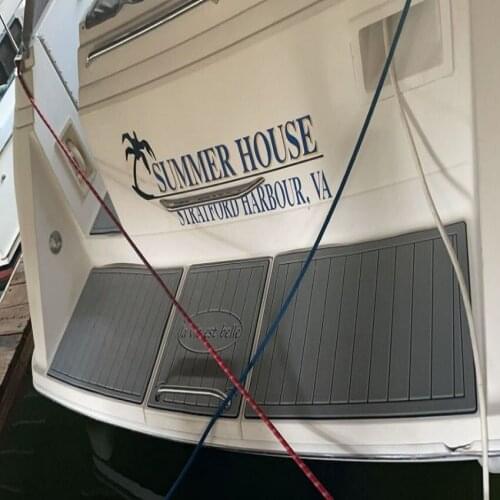 Formula 31 PC Swim Step & Cockpit Pad Boat EVA Teak Decking 1/4" 6mm