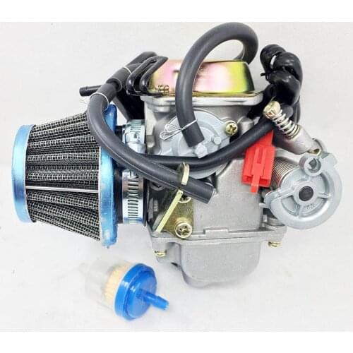 1pc 100% Brand New Carburetor Carb W/Filter For Gy6 150cc Scooter Roketa SUNL Go-Kart GY6 PD24 Fits for most brands
