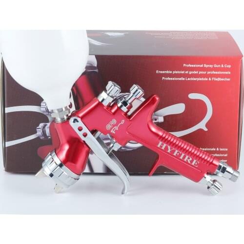 GFG G1/4 1.3mm nozzle spray gun Paint gun pro lite painting gun high quality water based air spray gun HYfire