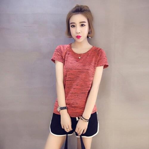 Two-piece summer cute short-sleeved shorts suit breathable running sportswear loose and comfortable womens home pajamas suit