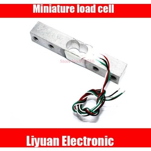 Miniature load cell 2kg 3kg 5kg10kg 20kg kitchen scale electronic scale fittings 75X12.7x12.7mm