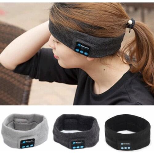 Fashion Sports Bluetooth Wireless Earphone Stereo Headphone Headset Sleep Headband