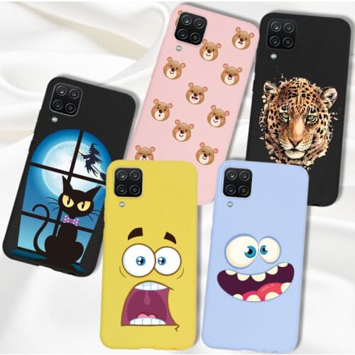 Cartoon Case For Samsung A12 Case A32 A52 A72 4G 5G Cover Case Silicone Back Protector TPU Soft For Samsung GalaxyA32 A12 Case