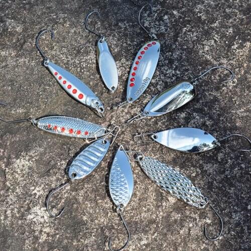 5pcs 1set Lure Fishing Kit Sinking Metal Sequins Far Cast Artificial Bait for Luya Sea Boat Fishing Ferocious Bass Black Fish