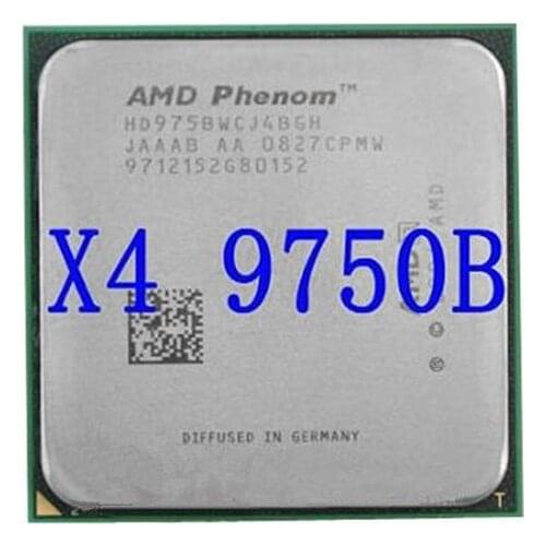 AMD Core Processor X4 9750B cpu AM2+ 940PIN Desktop CPU 2.4G 95W 100% working properly Desktop Processo