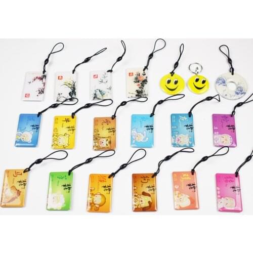 50pcs RFID Key Tag Access Control Card 13.56 MHZ Contactless High Frequency IC Cards White PVC Access Attendance NFC Card
