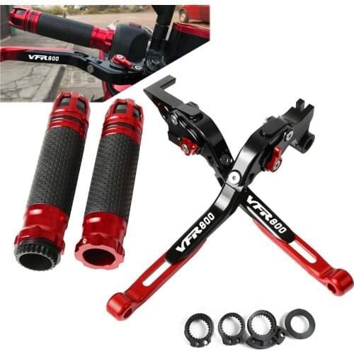 Motorcycle Brake Clutch Levers Handlebar grip Handle Hand Grips For HONDA VFR800/F VFR800F VFR 800 2002-2017 2003 2004 2005 2006