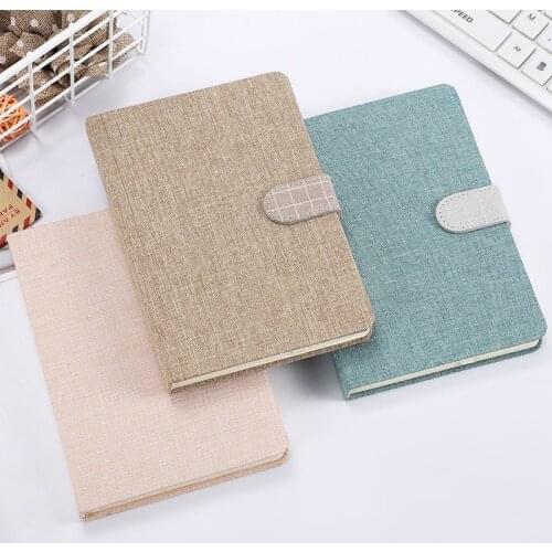 Girl Heart Cloth Magnetic Clasp Hand Account Book Simple Ins Style Cute Student Net Red Hand Account Diary Book