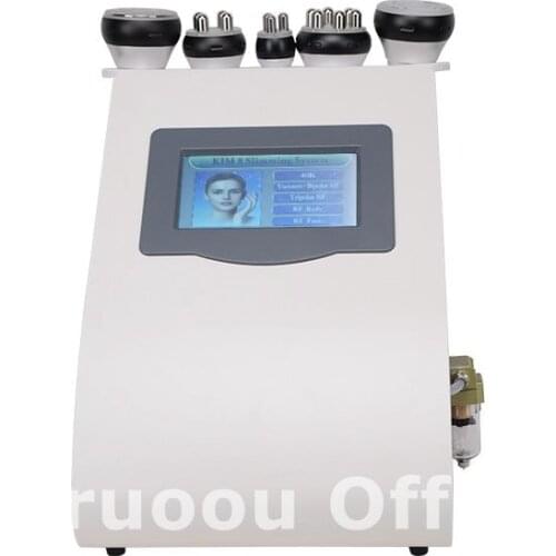 5in1 Ultrasonic Liposuction 40K Cavitation Vacuum Multipolar bipolor RF laser Slimming radio frequency SKIN BODY SALON MACHINE