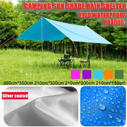 Waterproof Sun Shelter Sunshade Protection Outdoor Canopy Garden Patio Pool Shade Sail Awning Camping Shade Cloth Large