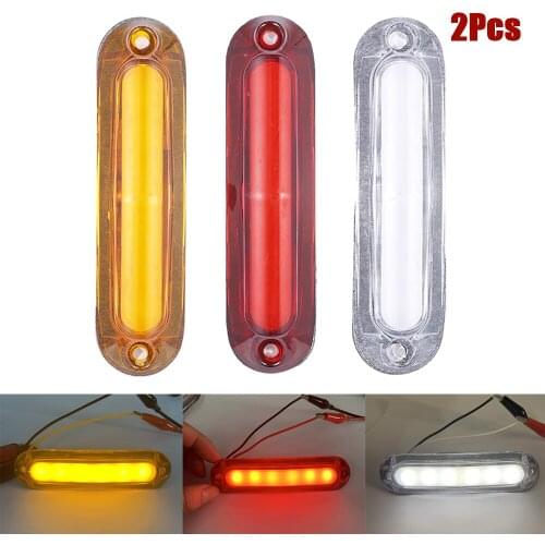 Waterproof LED Side Mark Lamp Clearance indicator Light Bicycle Car Truck Trailer Lorry 12 Vlight Red/White/Yellow Bike Light