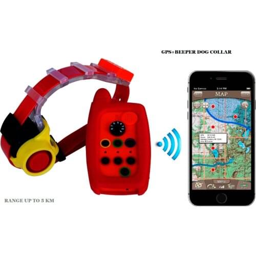 WATERPROOF DOG BEEPER COLLAR AND GPS TRACKER COLLAR 2 IN 1 FOR HUNTING DOG