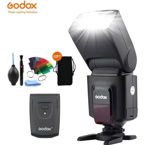 Godox TT520 II Flash TT520II with Build-in 433MHz Wireless Signal +Color Filter Kit for Canon Nikon Pentax Olympus DSLR Cameras
