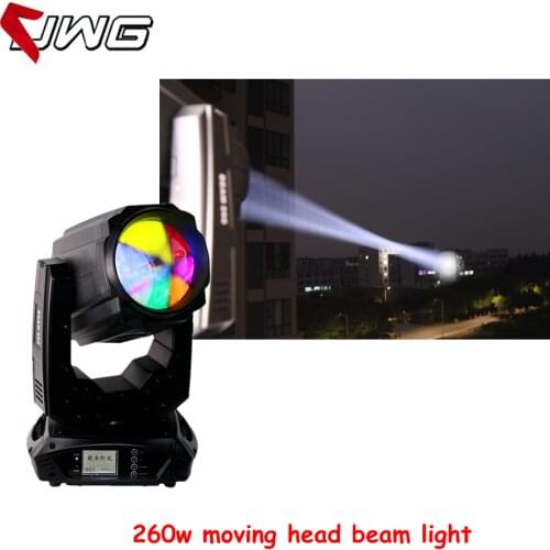 Free Shipping 2pcs/Lot With Flight Case 260W LED Beam Moving Head Light Unique Colorful Mirror Effect Prism LED Moving Head DJ