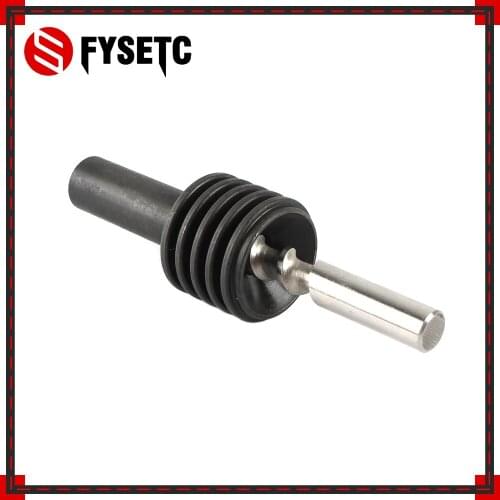 1 Set 8MMx82MM Ceramic Mud Powder Extruder Micro Screw Throat Feed Rod + Feed Barrel Feed Hopper 3D Printer Accessories