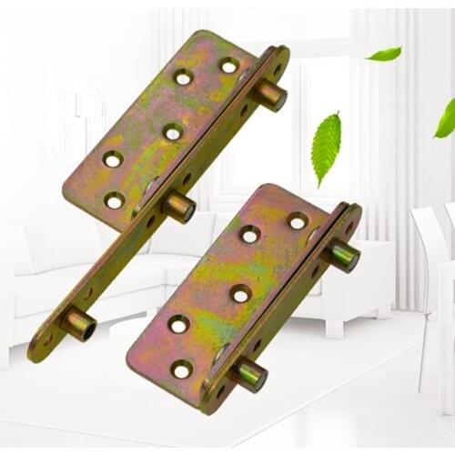 1set = 4pcs Heavy Bed latches hinges Height adjustable Furniture support Connector Bed buckle Fixed Corner fastener hardware