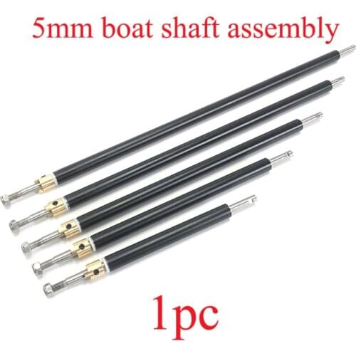 1PCs RC Boat Strut 5mm Shaft Assembly 304 Stainless Steel Drive Kit Harding with Sleeve Marine Prop Shaft Ship Model DIY Parts