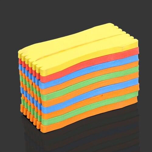 10pcs Fishing Line Board Set EVA Foam Portable Winding Line Storage Plates Lightweight Fishing Rod Tackle Accessories