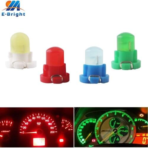 10pcs T3 COB SMD F8 Dashboard LED Bulbs Map Warning Indicator Interior Lights For Car Vehicle Instrument Lamps DC12V White Pink