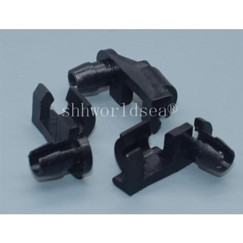 Shhworldsea 100PCS Door Lok Rod Clip Used On Left-Hand Side For GM 981532516607593 for Ford D2V2-6521952A Fastener plastic