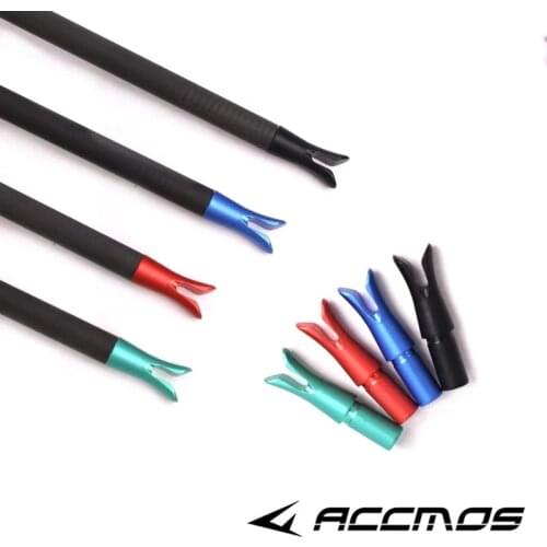5/10pc Archery Aluminum Alloy Insert Arrow Nock Pin Nock Fit 6.2mm 4.2mm 3.2mm Arrow Shaft Compound Recurve Shooting Accessories