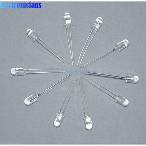50Pcs 5mm 850nm IR infrared LED Lamp