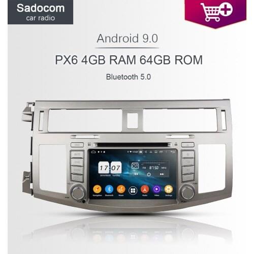 720P PX6 Android 10.0 Car DVD Player For Toyota Avalon 2008 2009 2010 4GB RAM+ 64GB ROM car radio RDS auto RADIO GPS Glonass Map