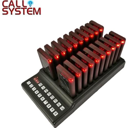 Fast food Wireless Restaurant Guest paging system K-TP20 coaster pager