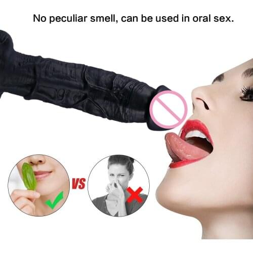 Large liquid silicone Skin feeling Realistic Dildo soft material Adult Products