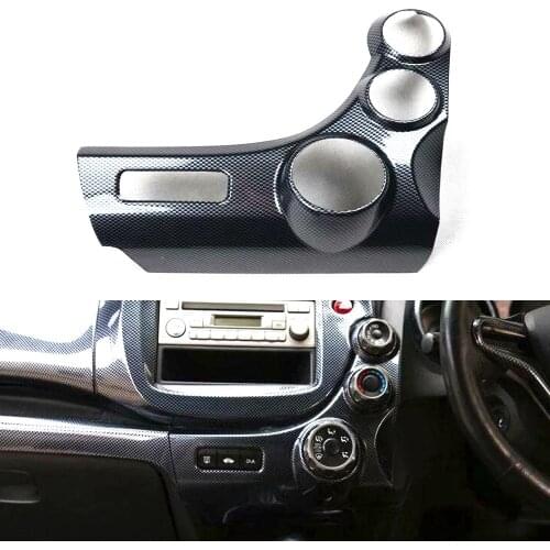 For Honda Fit 2008-2013 Right Hand Drive Car Air Conditioner Adjust Panel Cover Trim Interior Auto Styling Molding