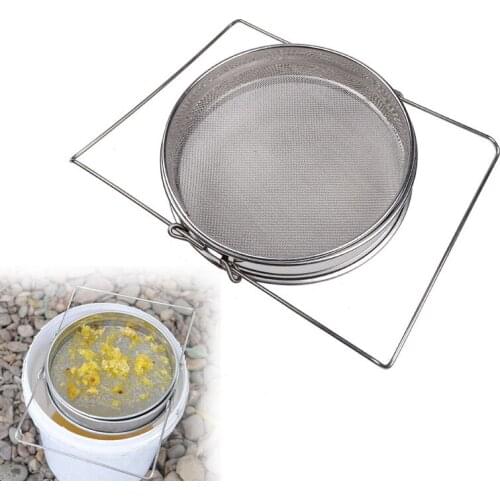 Honey Filters Strainer Beekeeping Equipment Durable Stainless Steel Screen Mesh Filter Honey Bees Tool For Beekeeper Apiary